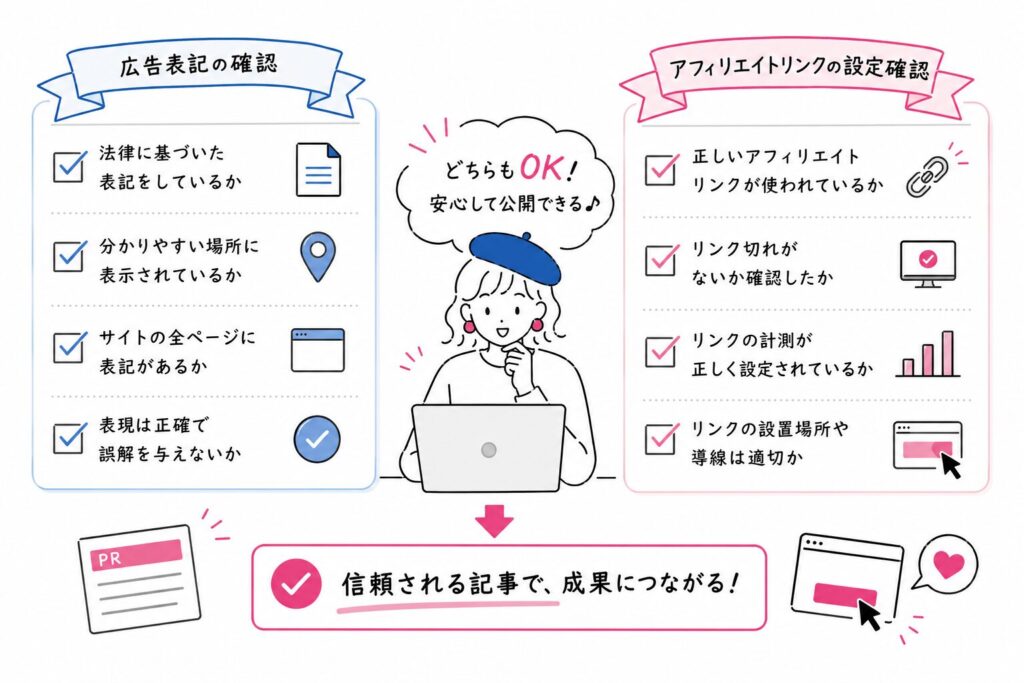 消費者庁は、広告であるにもかかわらず広告だと判別しにくい表示をステルスマーケティングとして扱っており、2023年10月1日から景品表示法の規制対象になっています。