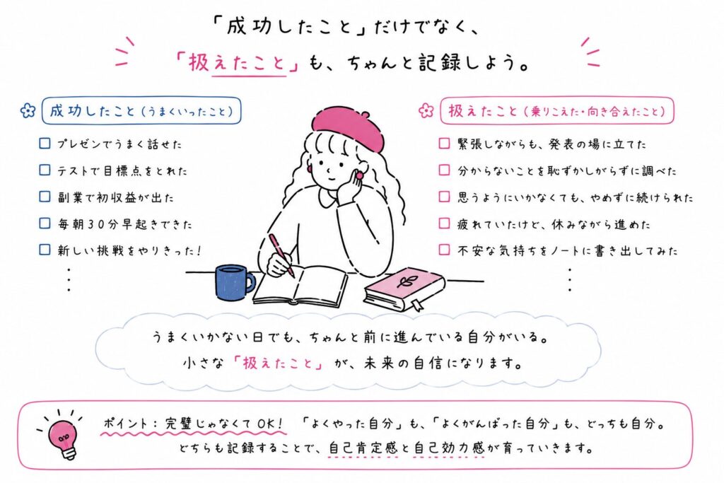 「成功したこと」だけでなく「扱えたこと」を記録する