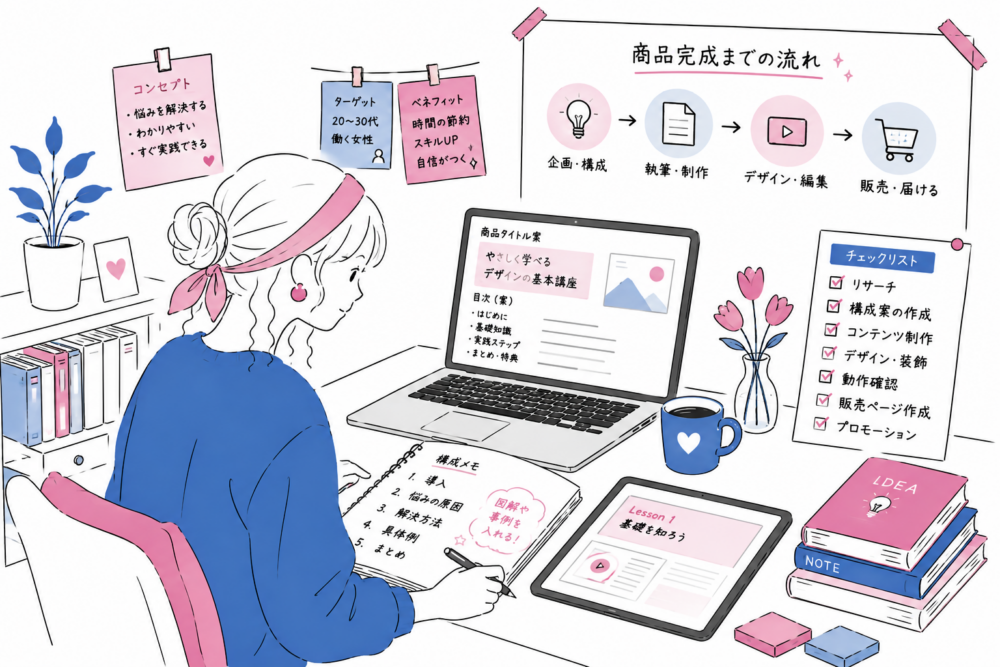 コンテンツ商品を作る