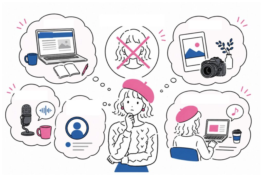 発信そのものが苦痛なら、求人やクラウドソーシングから仕事を探すほうが合います。