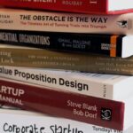 pile of assorted-title books