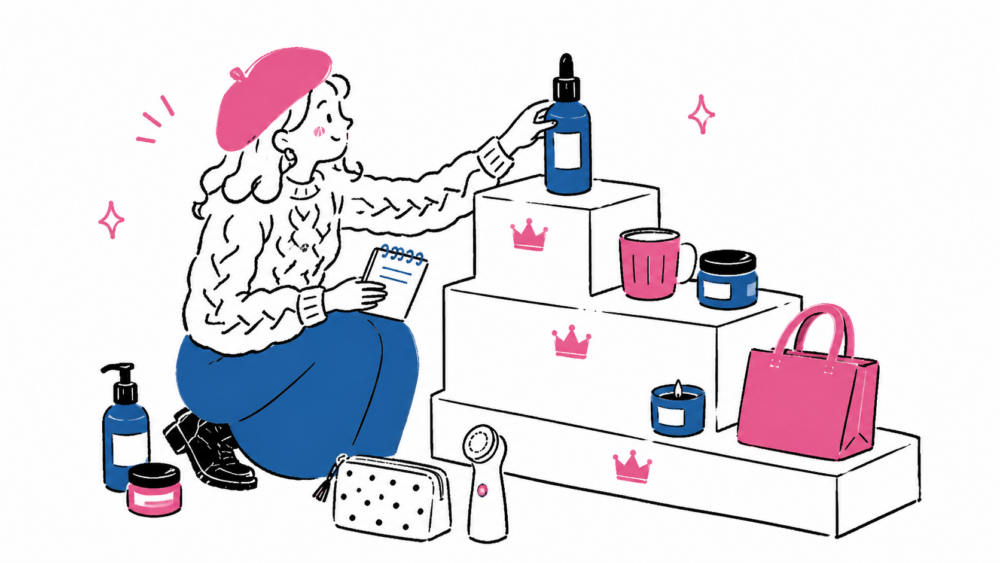 おすすめ商品でランキングを作る