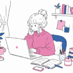 ブログを書く人