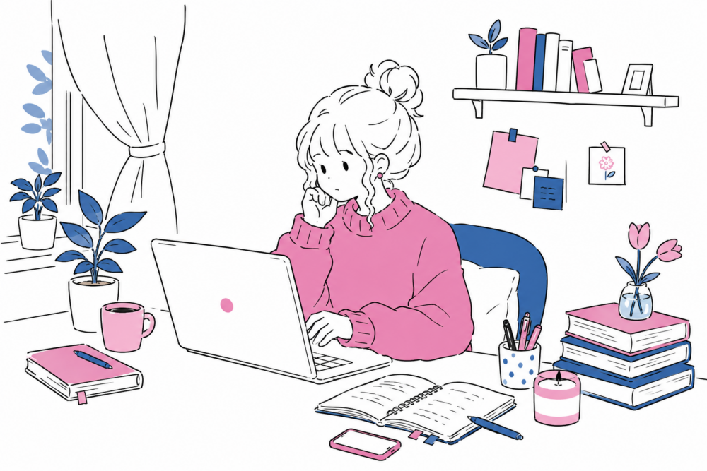 ブログを書く人